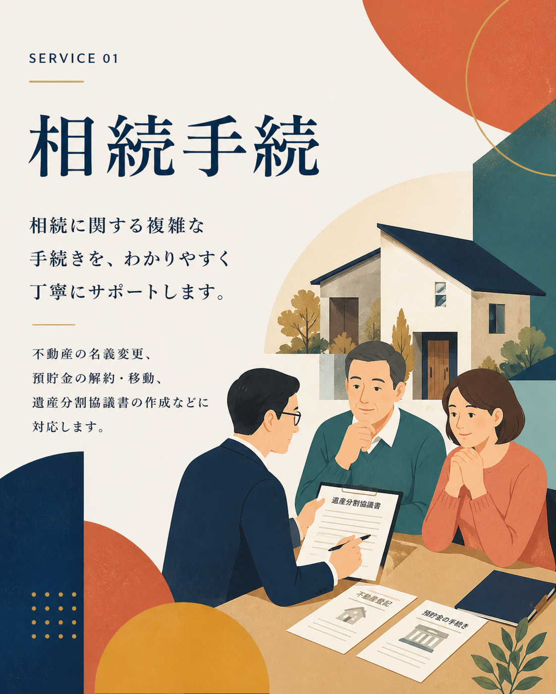 SERVICE 01 相続手続